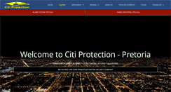 Desktop Screenshot of citiprotection.co.za
